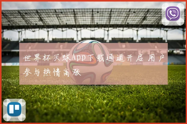 世界杯买球App下载通道开启 用户参与热情高涨